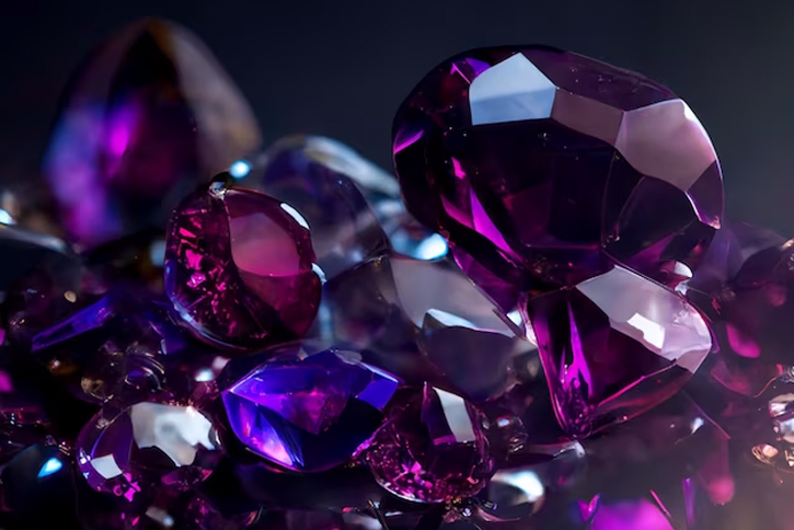 THE ENCHANTING WORLD OF PURPLE GEMS