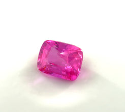 Vivid hot pink sapphire loose stone eye-clean clarity