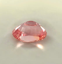 eated Padparadscha sapphire 1.56 carat natural oval gemstone for jewelry