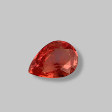 Pear shape Padparadscha sapphire 1.07ct unheated untreated sunset color gem