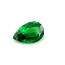 1.54 Carat Pear Cut Tsavorite: Vivid Green Natural Loose Gemstone | Well Cut | Top Color
