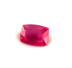 1.02 Carat Natural Ruby Gemstone Cushion Cut Pinkish Red Color