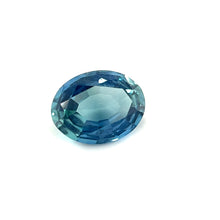 1.33Carat Natural Teal Sapphire Blue Green Sapphire Gemstone Oval Cut Crystal Material With Very Good Luster | Heated Loose Stone
