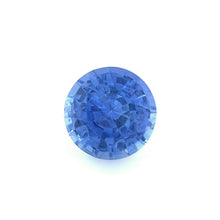0.64 Carat Natural Blue Sapphire Gemstone Round Cut Very Good Color Brilliant Luster Unheated Loose Stone