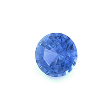 0.64 Carat Natural Blue Sapphire Gemstone Round Cut Very Good Color Brilliant Luster Unheated Loose Stone