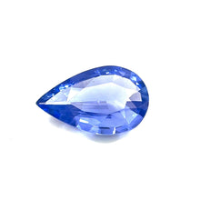 0.72Carat Natural Blue Sapphire Gemstone Pear Cut Very Good Color Brilliant Luster | Unheated Loose Stone