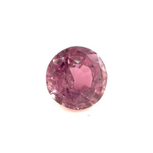 3.16Carat Natural Unheated Padparadscha Sapphire Gemstone Round Cut Reddish Pink Color with Brilliant Luster | Unheated Loose Stone