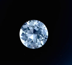 3.04Carat LOUPE CLEAN Natural Rare White Sapphire Gemstone Round Top Diamond Cut Colorless No Tint Brilliant Luster | Unheated Loose Stone