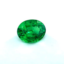 1.60Carat Beautiful Natural Tsavorite Green Garnet Gemstone for 18k White Gold Ring Diamond Cluster Engagement Ring | Unheated Loose Stone