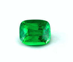 1.54Carat Beautiful Natural Tsavorite Cushion Vivid Green Color Brilliant Luster for 18K Anniversary Ring Gift for Her |Unheated Loose Stone