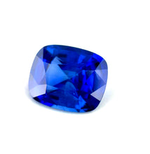 Natural royal blue sapphire vivid colour loose gemstone
