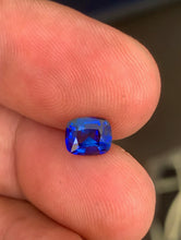 Heated royal blue sapphire eye-clean loose gemstone

