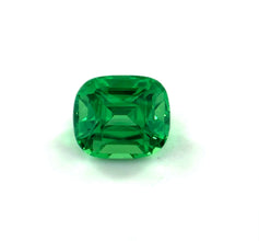 Loupe clean cushion cut sapphire vivid colour gemstone