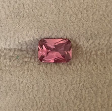 Elegant 1.05 carat Padparadscha sapphire with beautiful natural colour.
