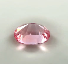 1.14 Ct Unheated Peach Padparadscha Sapphire Oval Cut – Natural Loose Gemstone | Peachy Pink Sapphire Engagement Ring Stone