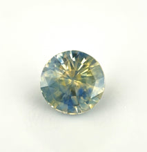 1.10 Ct Unheated Bi-Color Sapphire – Green Blue Yellow Loose Gemstone | Natural Smoky Sapphire | Round Cut