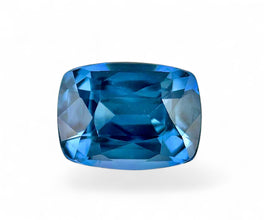 Natural 1.19 ct blue spinel with classic cushion cut.