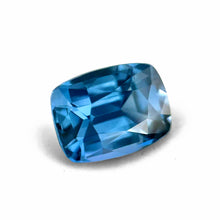 Cushion-cut blue spinel for engagement rings and fine jewellery.