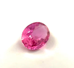 1.55 Carat Unheated Padparadscha Sapphire: Loupe Clean Natural Pink Orange Gem Big Face Oval Cut Perfect for Fine Jewelry or Collectors