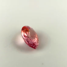 1.03 Carat Pear Padparadscha Sapphire: Orangey-Red Heated Natural Loose Gemstone | Top Luster