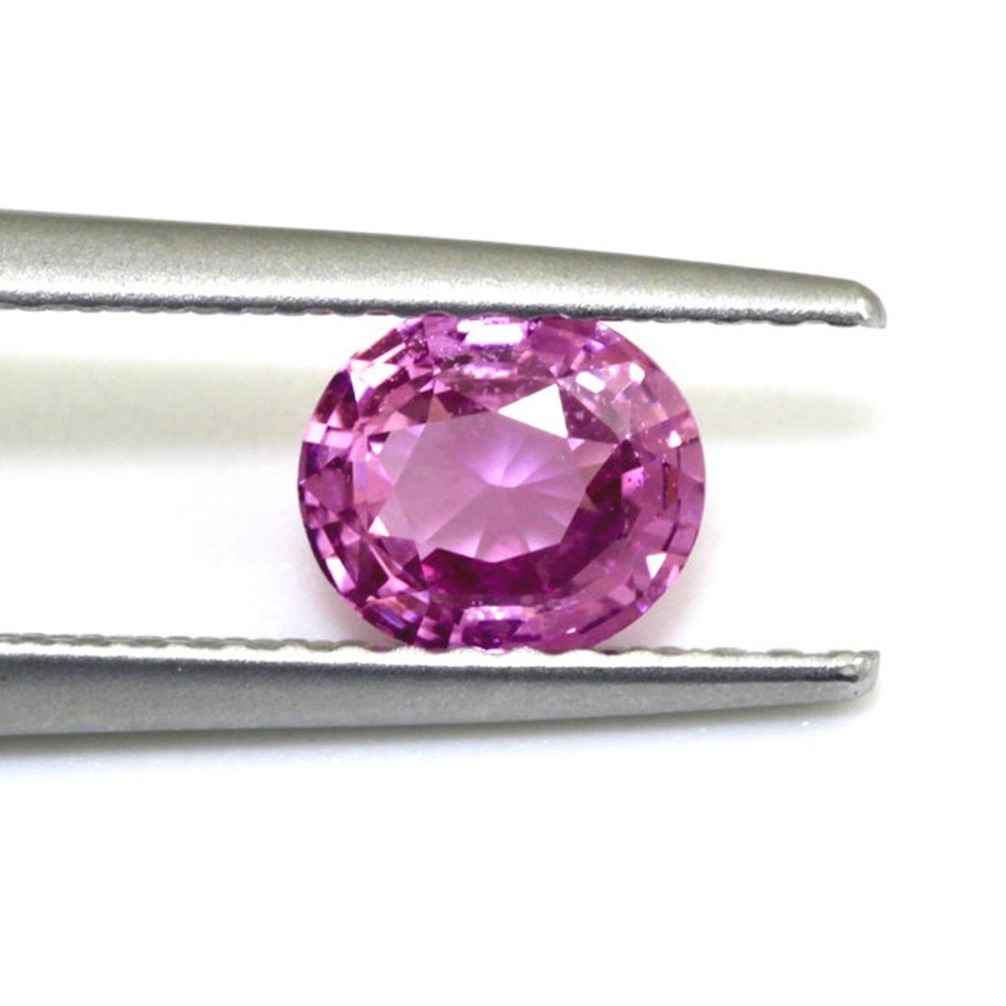 0.80Carat Natural Pink Sapphire Gemstone Oval Cut