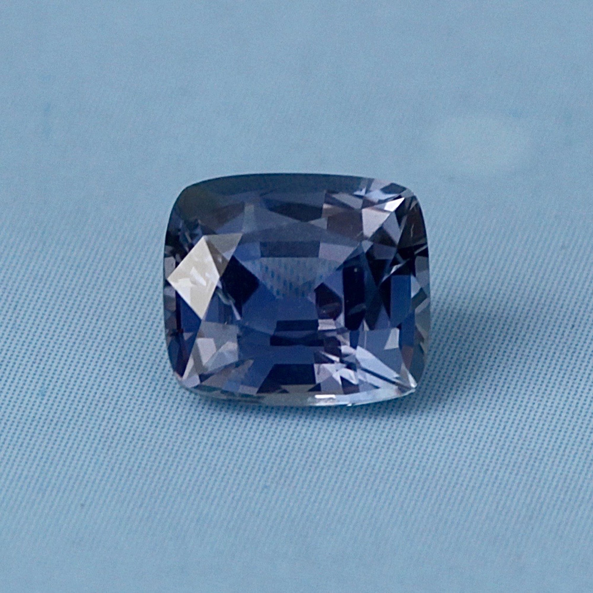 0.77Carat Natural Violet Sapphire Gemstone Cushion Cut