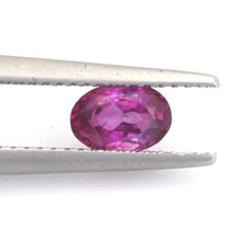 0.88Carat Natural Purple Sapphire Gemstone Oval Cut