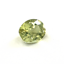 5.0mmx4.2mm Natural Untreated Apple Green Sapphire Gemstone 8k Minimalist Ring/Pendant Silver Jewelry Birthday Gift | Unheated Loose Stone