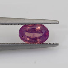 1.12Carat Natural Pink Sapphire Gemstone Oval Cut Brilliant Luster Unique Unusual mix of Color | Heated Loose Stone