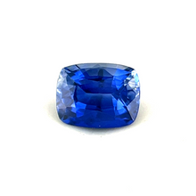0.54Crt 5mmx4mm Cushion Natural Cornflower Blue Sapphire for 14k Minimalist Pendent Gift for Thanksgiving Her Graduation |Heated Loose Stone