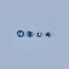 1.44Carat 4Pcs Natural Green Sapphire Teal Sapphire Gemstone Pastel Shade Round Cut Brilliant Luster Excellent Cutting| Unheated Loose Stone