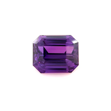 1.51Carat Natural Loupe Clean Purple Sapphire Gemstone Emerald Cut Vivid Purple Color Brilliant Luster | Unheated Loose Stone