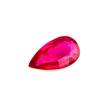 1.51Carat Natural Unheated Mozambique Ruby Gemstone Vivid Red Pear Shape Brilliant Luster Stone Almost Loupe Clean | Unheated Loose Stone