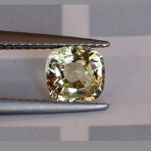 1.21Carat Natural Yellow Sapphire Unheated Cushion Cut Lemon Yellow Brilliant Luster | Unheated Loose Stone