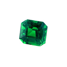  1.05 Carat Natural Tsavorite Ascher Cut Vivid Green Brilliant Luster