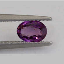 1.02 Carat Natural Purple Sapphire Gemstone with Excellent Color and Luster