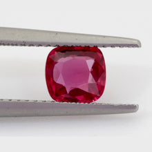 1.04 Carat Natural Rare Ruby Gemstone Cushion Cut Brilliant Luster