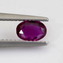 0.82Carat Natural Purple Sapphire Gemstone Oval Cut