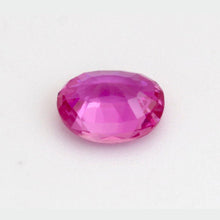 0.79Carat Natural Hot Pink Sapphire Gemstone Oval Cut