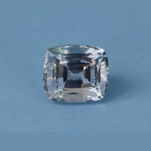 0.84Carat Natural White Sapphire Gemstone Cushion Cut
