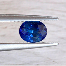 0.81Carat Natural Blue Sapphire Gemstone Oval Cut