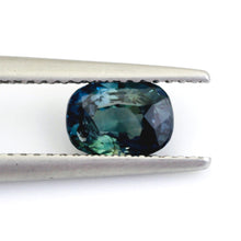 1.22Carat Natural Teal Sapphire Blue Green Sapphire Gemstone Greenish Blue Color Cushion Cut Brilliant Luster | Heated Loose Stone