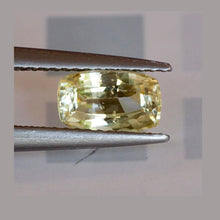 1.14Carat Natural Yellow Sapphire Unheated Long Cushion Cut Very Good Luster | Unheated Loose Stone