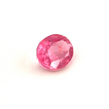 Natural Rare Padparadscha Sapphire Gemstone 4.5mmX3.7mm Oval Top Color Brilliant Luster Minimalist 18k Rose Gold Ring | Heated Loose Stone