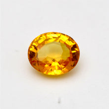 1.56Carat Natural Yellow Sapphire Oval Cut Brilliant Luster Lovely Golden Yellow Color Top Stone | Heated Loose Stone