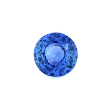 0.54 Carat Natural Blue Sapphire Gemstone Unheated Round Cut Excellent Cut Good Color Brilliant Luster Loose Stone