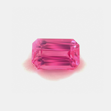 1.00Carat Natural LOUPE CLEAN Mahengi Pinkish Red Spinel Emerald Cut Brilliant Luster 18k Yellow Gold Spinel Ring | Unheated Loose Stone