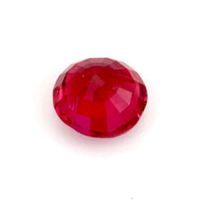 1.04 Carat Natural Unheated Mozambique Ruby Pigeon's Blood Red Round Cut Brilliant Luster