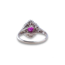CERTIFIED UNHEATED Ruby High Quality Platinum Ring with Diamonds / Engagement Ring/ Platinum ring/ Gemstone Rings