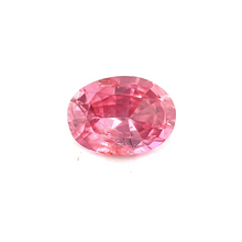 Natural Rare Sunset Color Padparadscha Sapphire 4.8mmX3.5mm Oval Brilliant Luster Fine 925 Silver, Gold, Platinum Ring | Heated Loose Stone